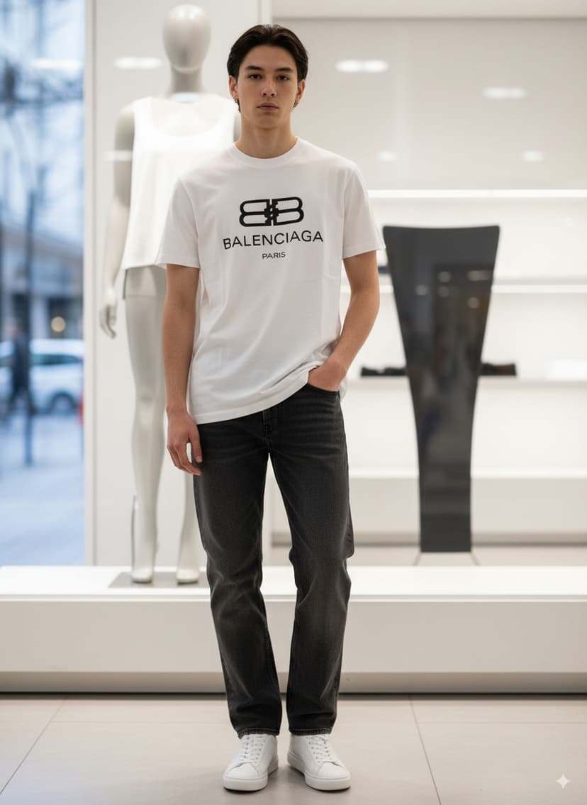 BALENCIAGA PARIS Тениска
